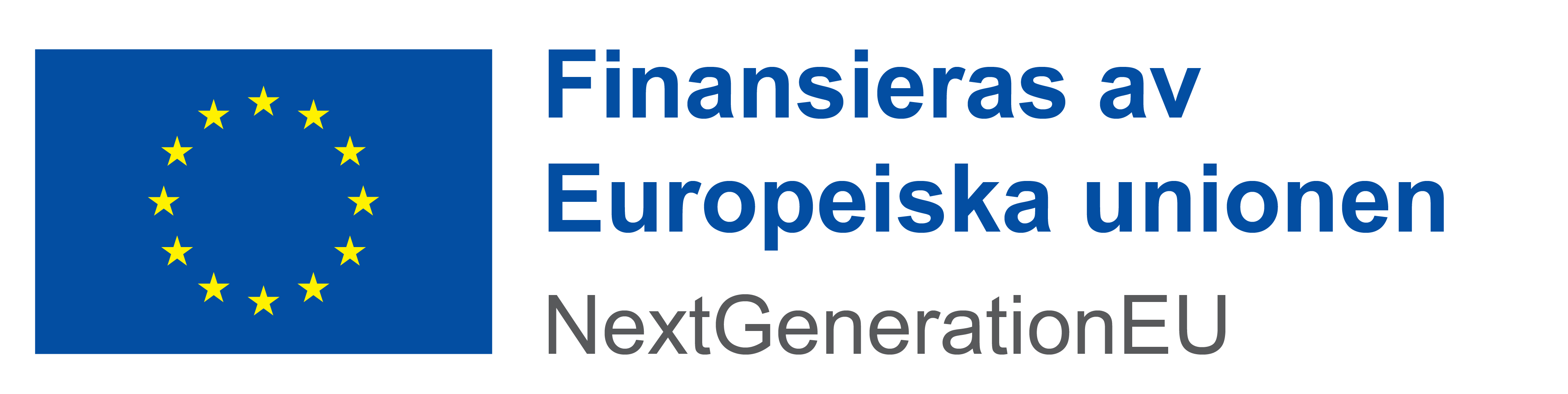 EUs logotyp med texten Finansieras av Europeiska unionen.